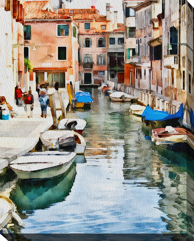 Venice Canals Watercolor XV